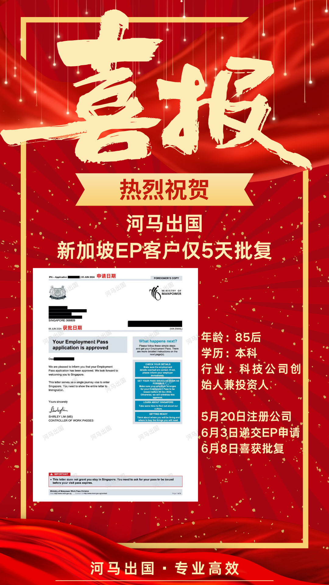 红金色简约现代时尚商务大气端庄销冠捷报喜报战绩宣传海报